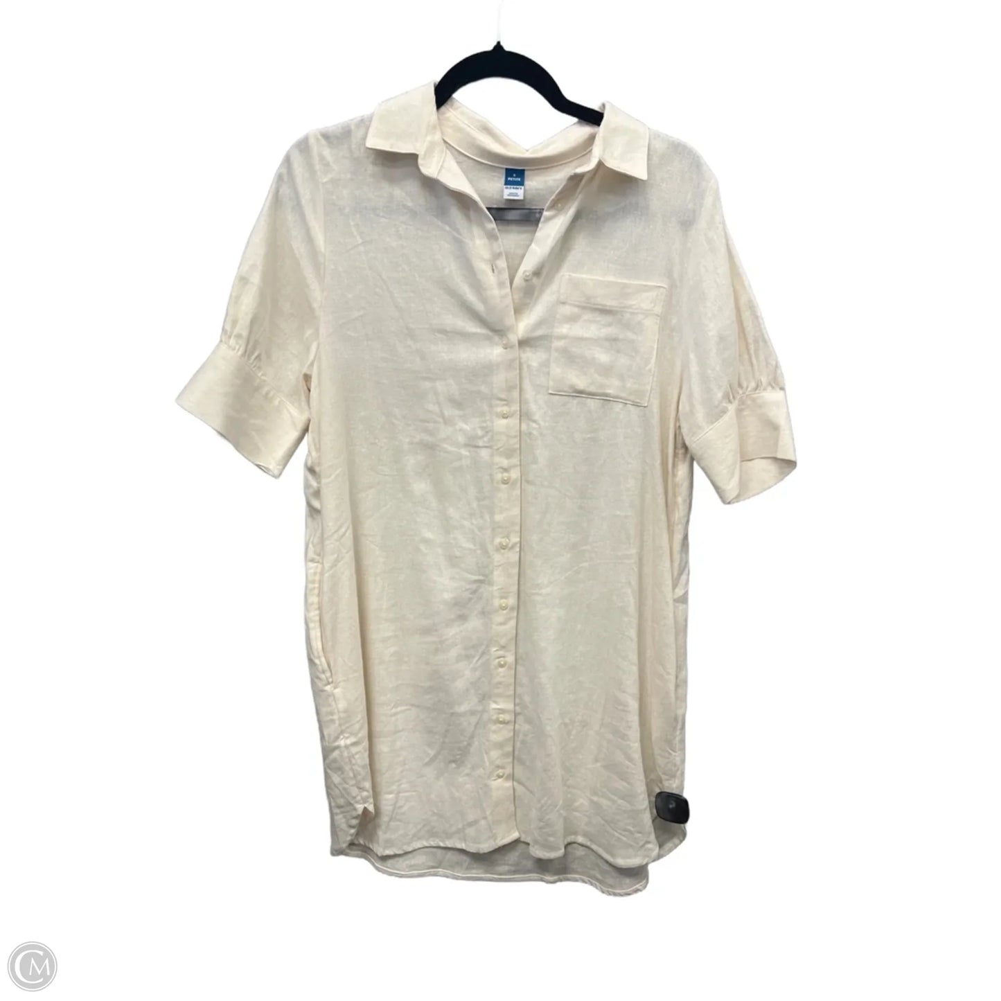 Dress Casual Midi By Old Navy In Cream, Size: Sp