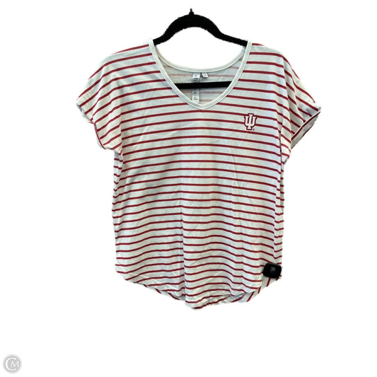 Top Short Sleeve By Clothes Mentor In Striped Pattern, Size: M