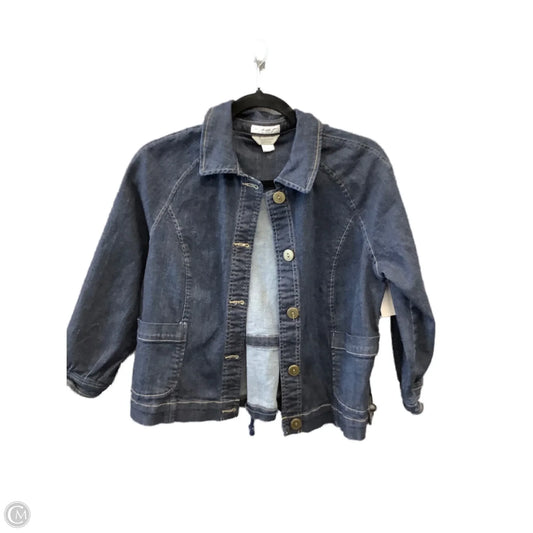 Jacket Denim By Christopher And Banks In Blue Denim, Size: S