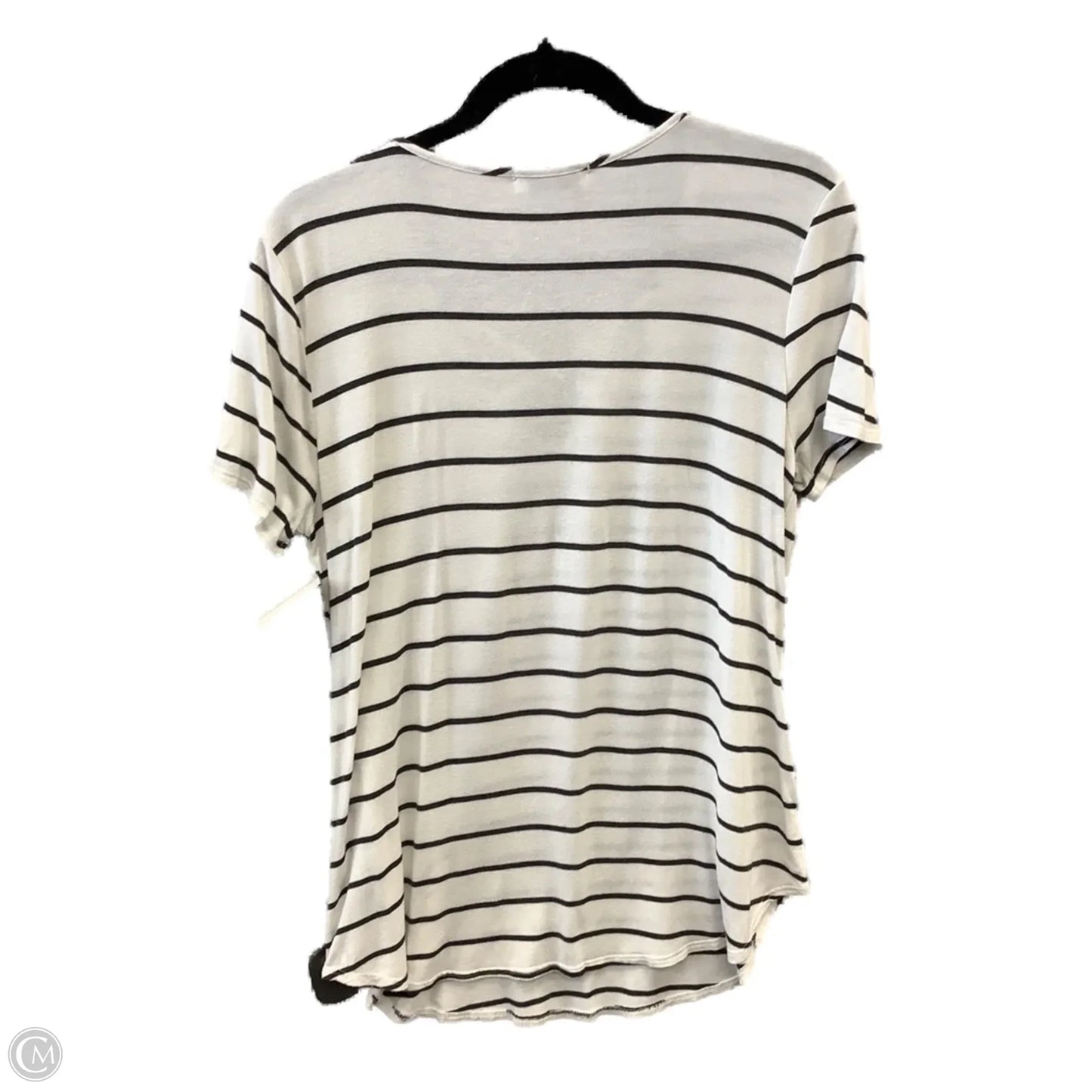 Top Short Sleeve By Clothes Mentor In Striped Pattern, Size: M