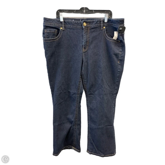 Jeans Boot Cut By Lane Bryant In Blue Denim, Size: 22
