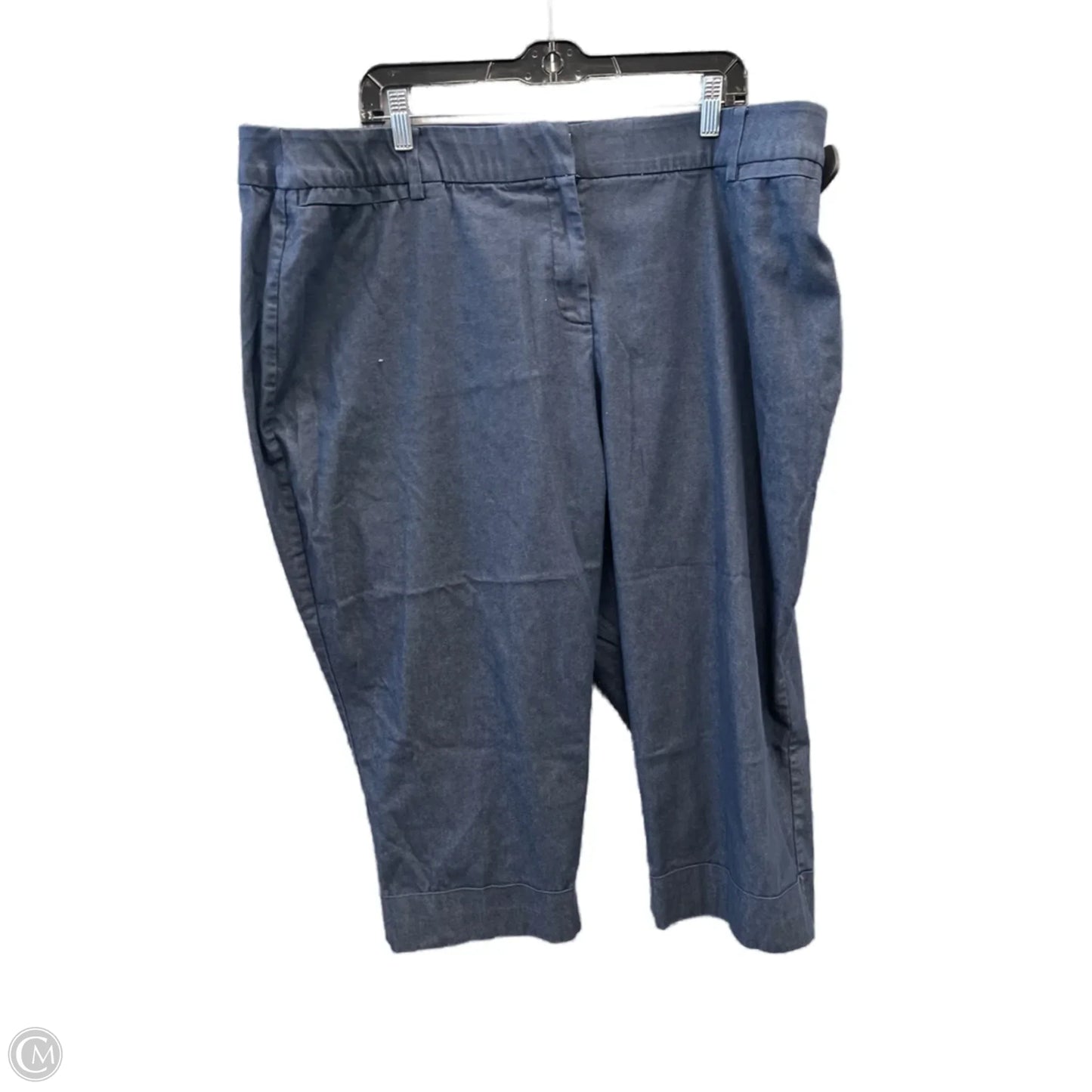 Capris By Lane Bryant In Blue, Size: 24