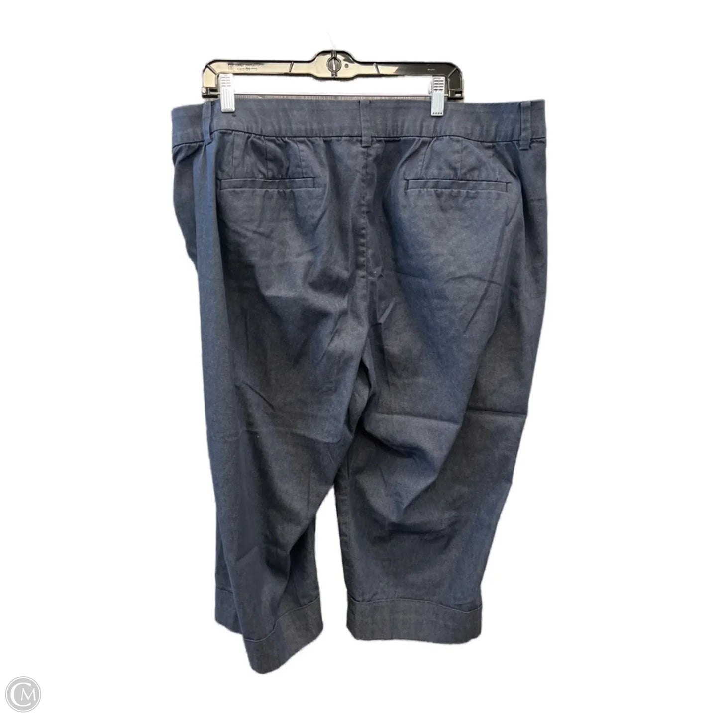 Capris By Lane Bryant In Blue, Size: 24