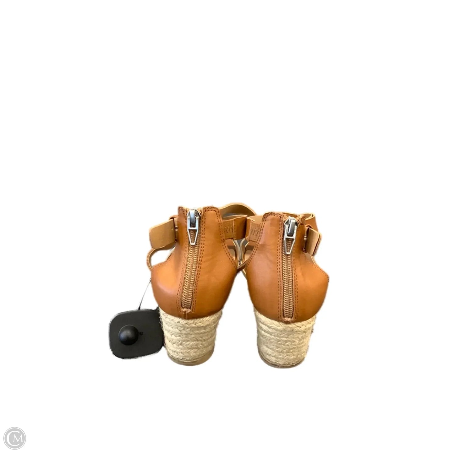 Sandals Heels Wedge By Dolce Vita In Tan, Size: 7.5