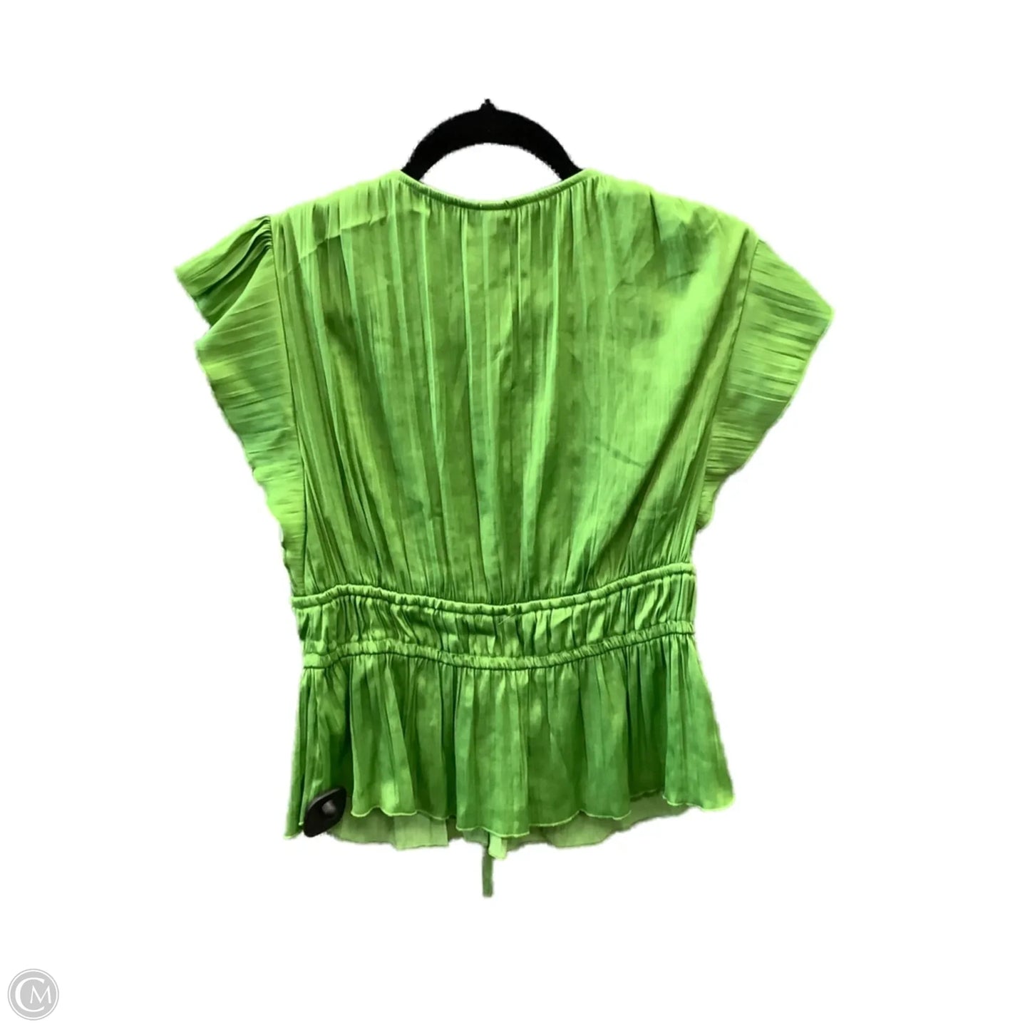 Top Short Sleeve By Scoop In Green, Size: S
