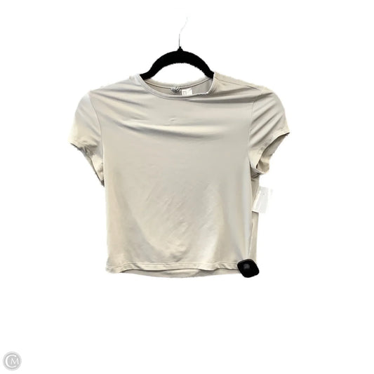 Top Short Sleeve By Divided In Cream, Size: M