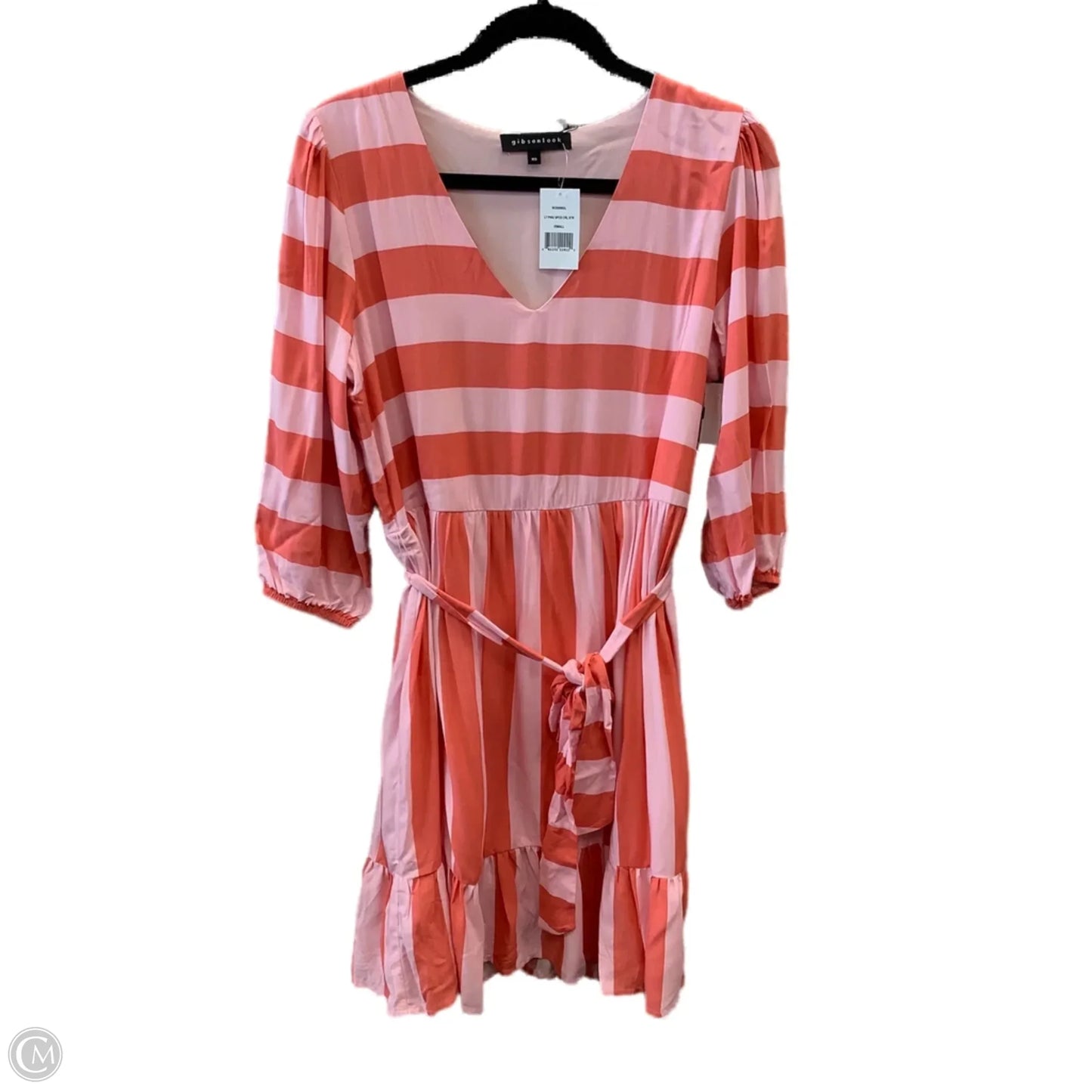 Dress Casual Midi By Clothes Mentor In Pink, Size: Xs