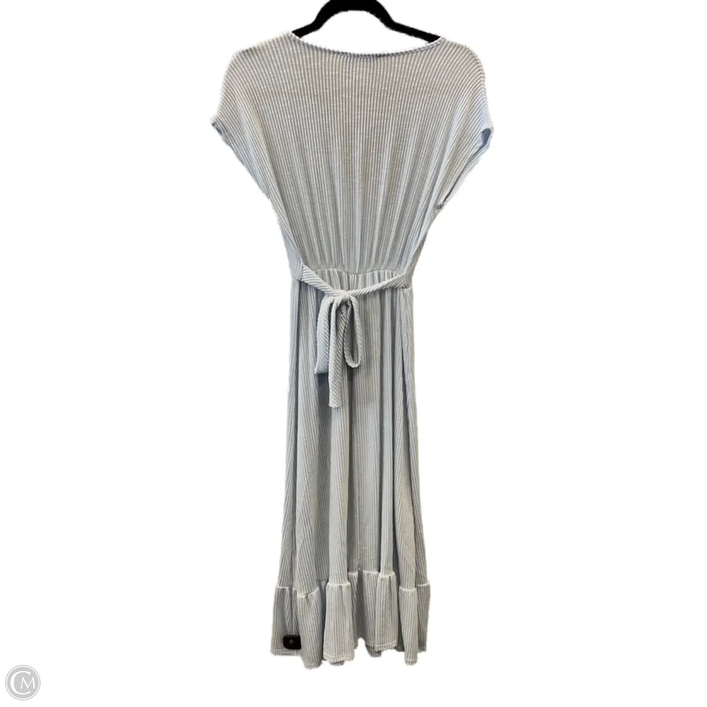 Dress Casual Midi By Caution To The Wind In Blue, Size: M