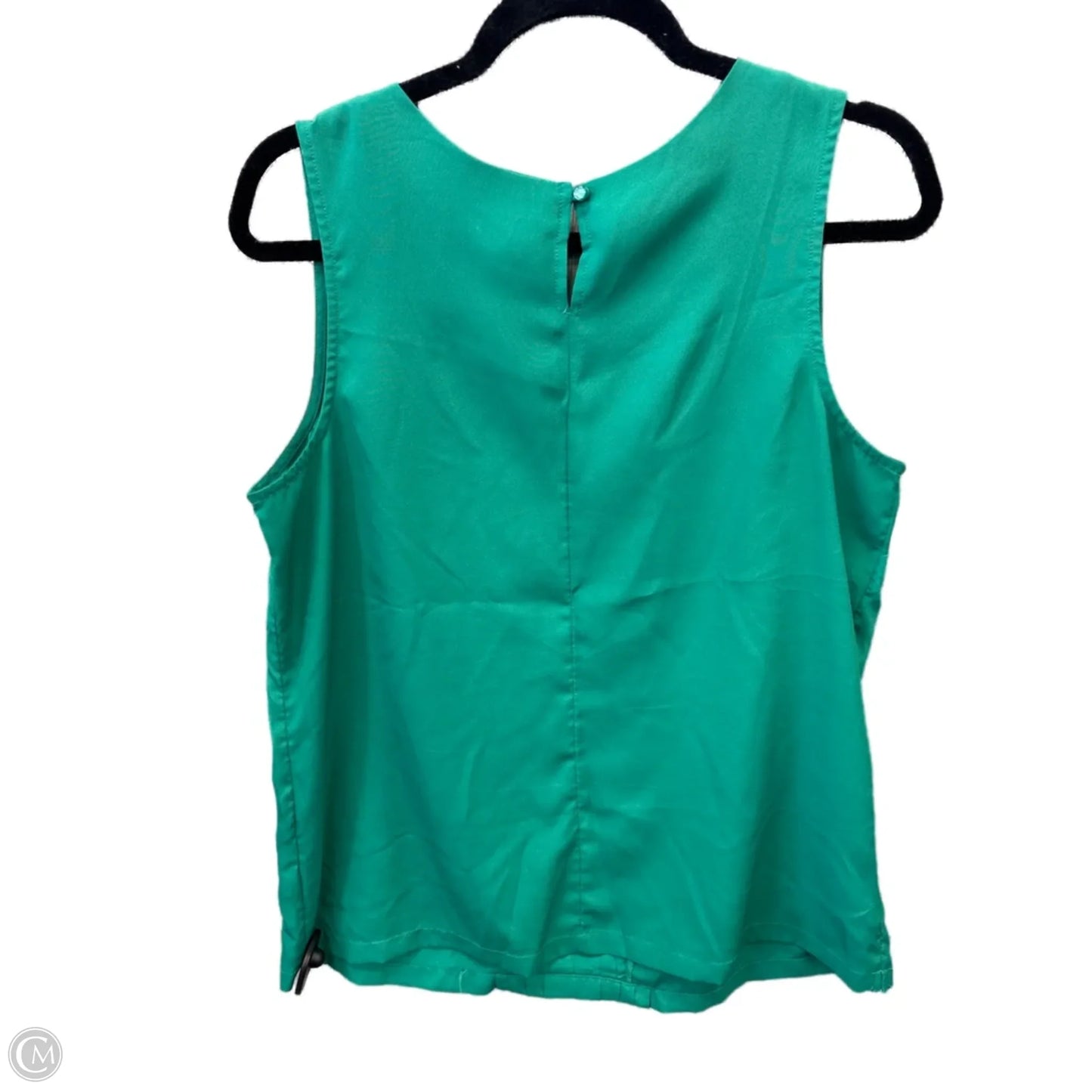 Top Sleeveless By Merona In Green, Size: L