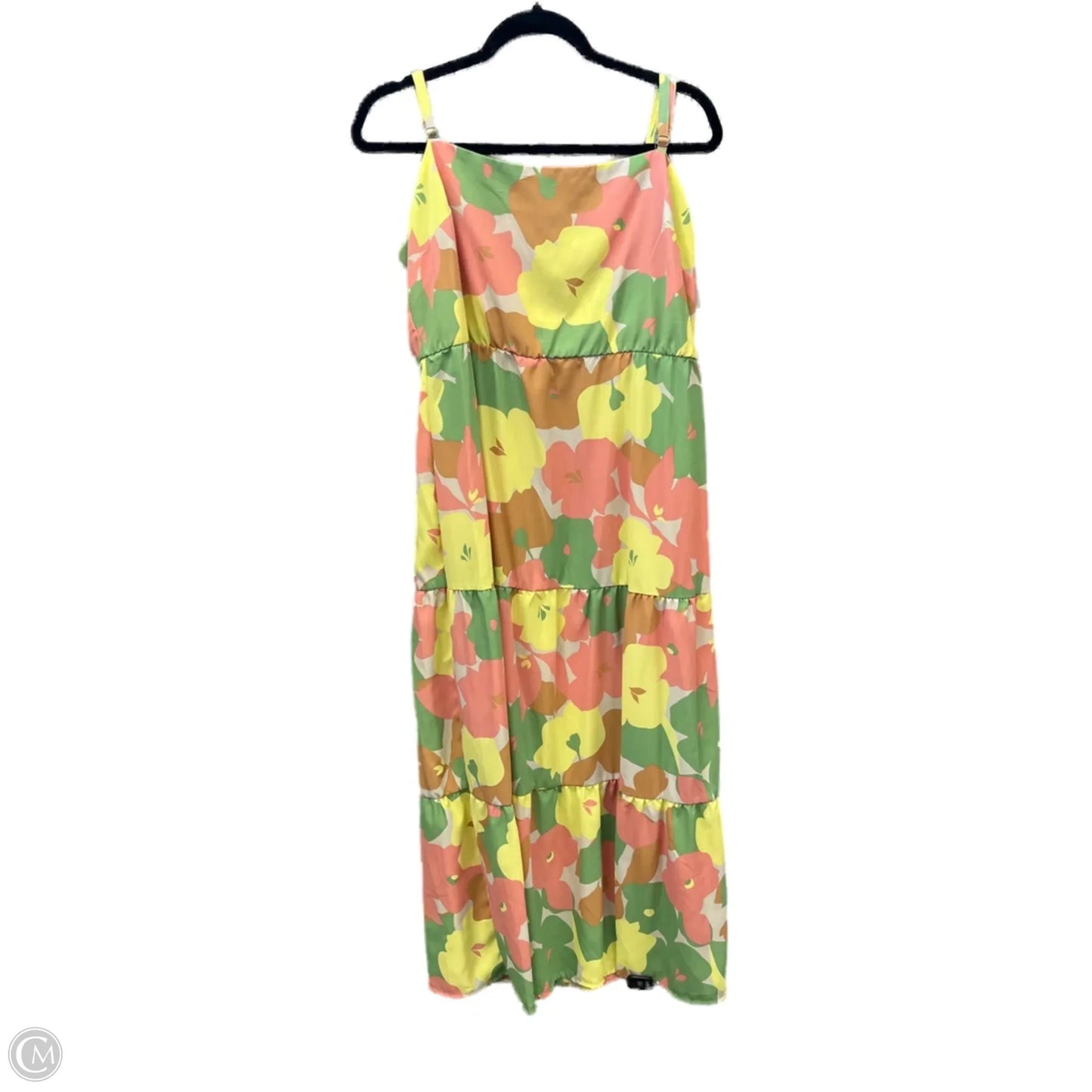 Dress Casual Midi By Social Standard By Sanctuary In Multi-colored, Size: Xxl