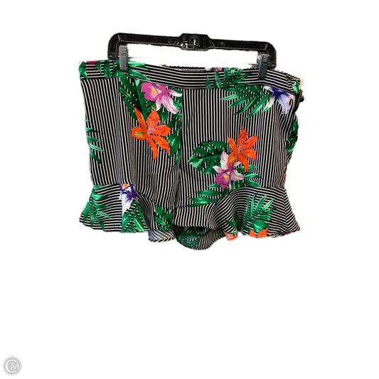 Shorts By Who What Wear In Floral Print, Size: 16