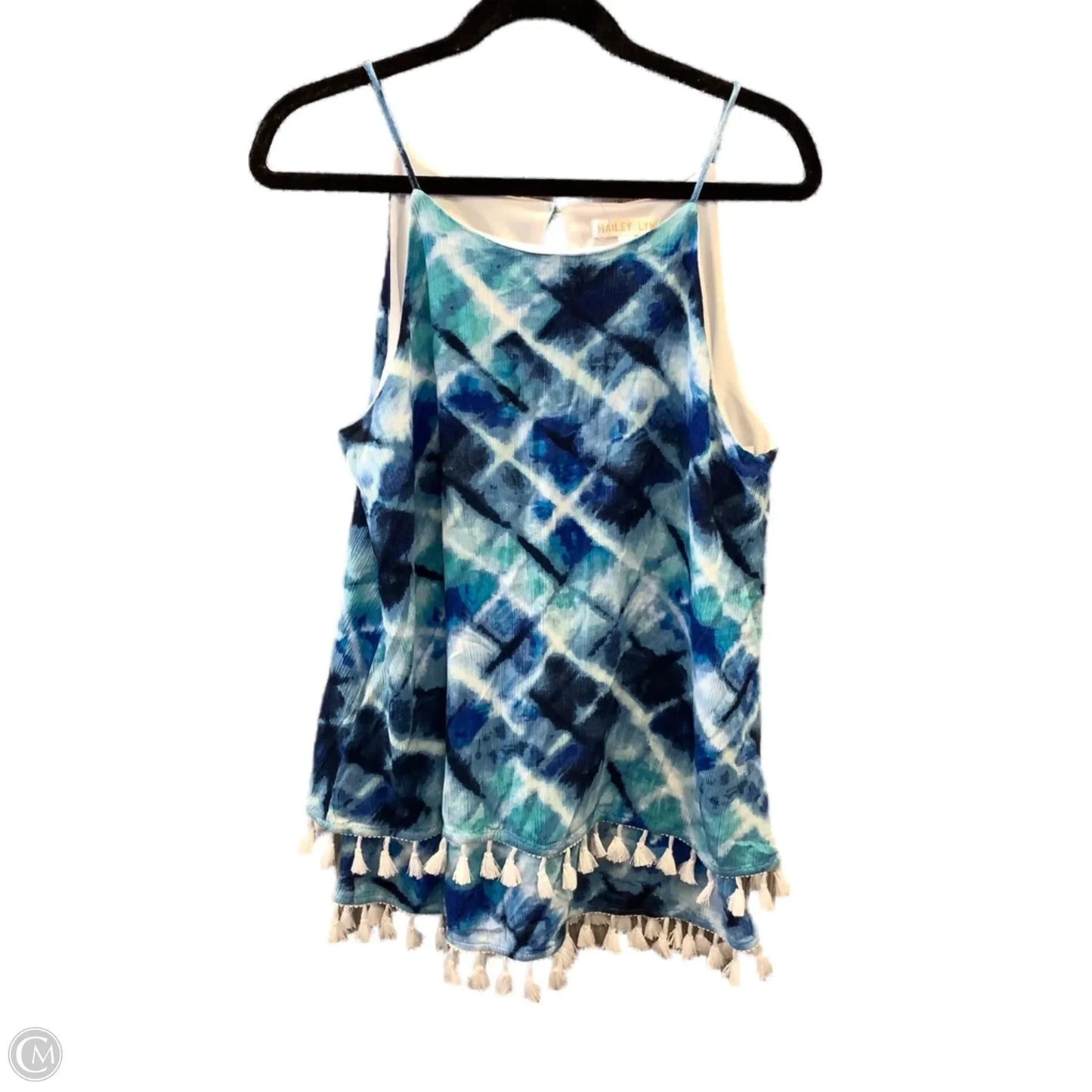 Top Sleeveless By Clothes Mentor In Blue, Size: M