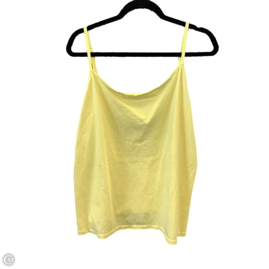 Top Cami By Cj Banks In Yellow, Size: 2x