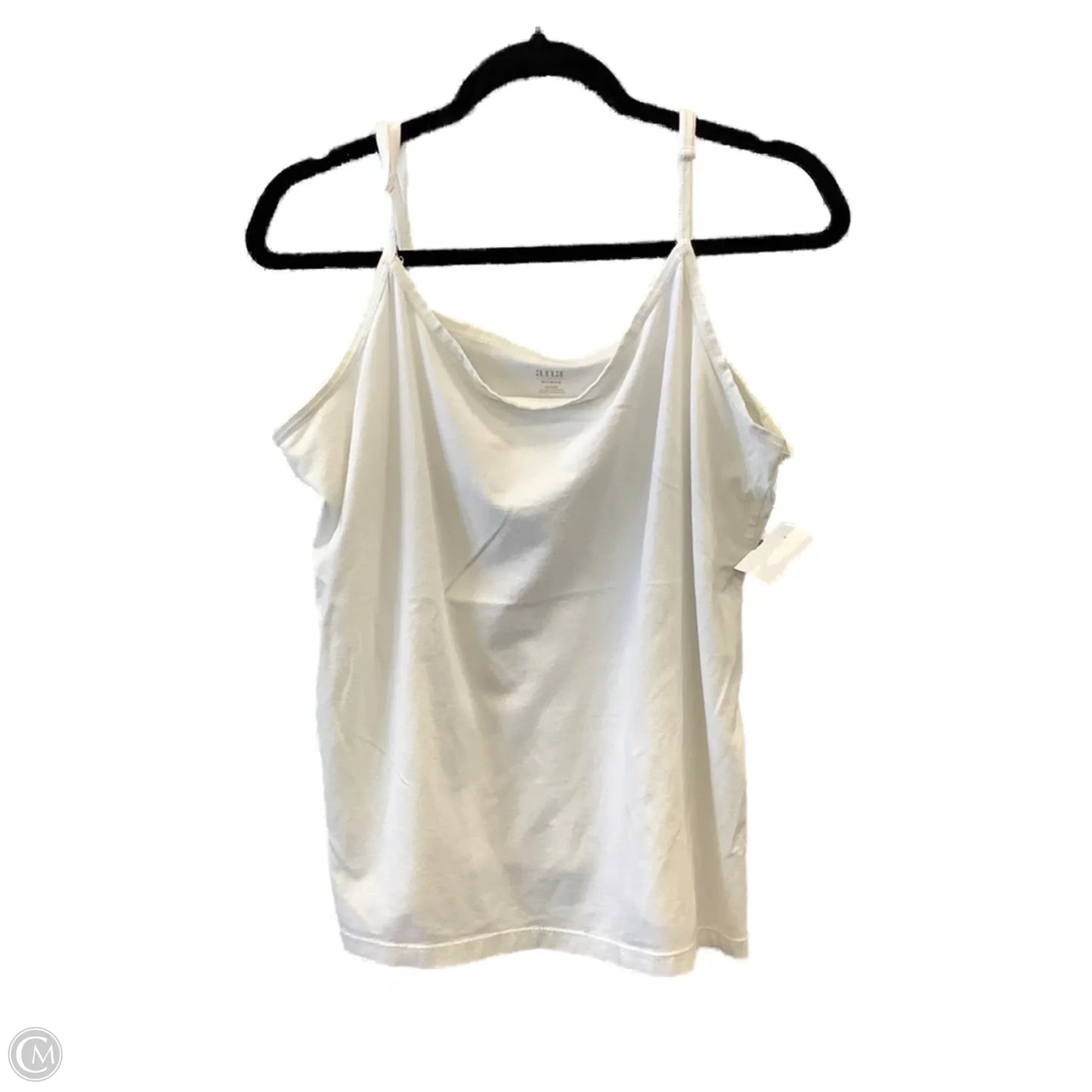 Top Cami By Ana In White, Size: 2x