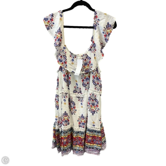 Dress Casual Midi By Eyeshadow In White, Size: Xxl