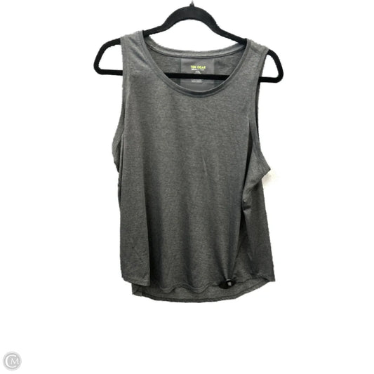 Athletic Tank Top By Tek Gear In Grey, Size: Xxl