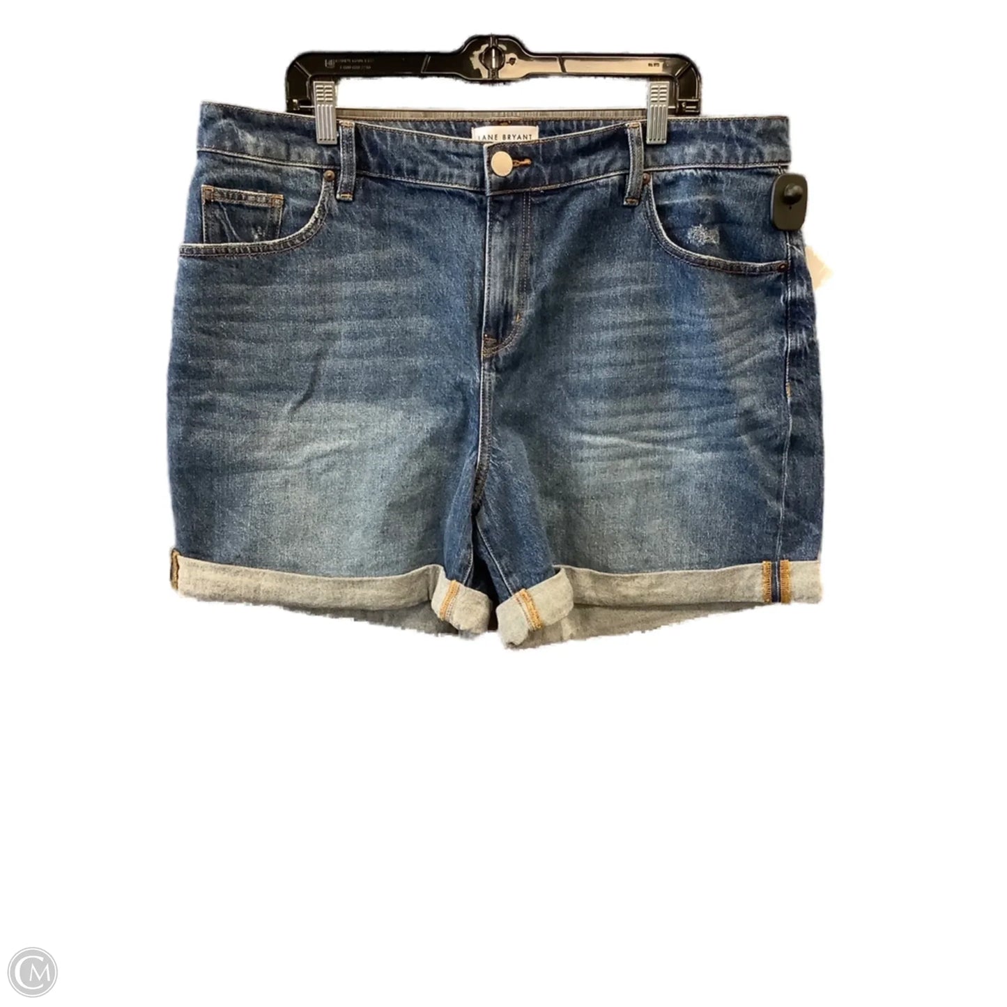 Shorts By Lane Bryant In Blue Denim, Size: 16