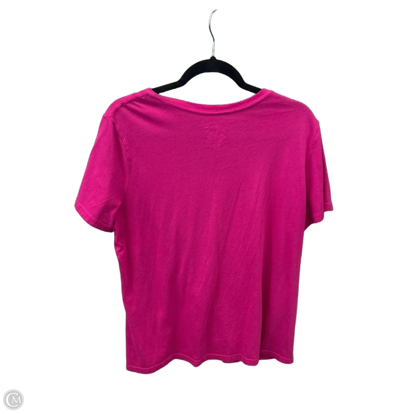 Top Short Sleeve By Time And Tru In Pink, Size: 3x