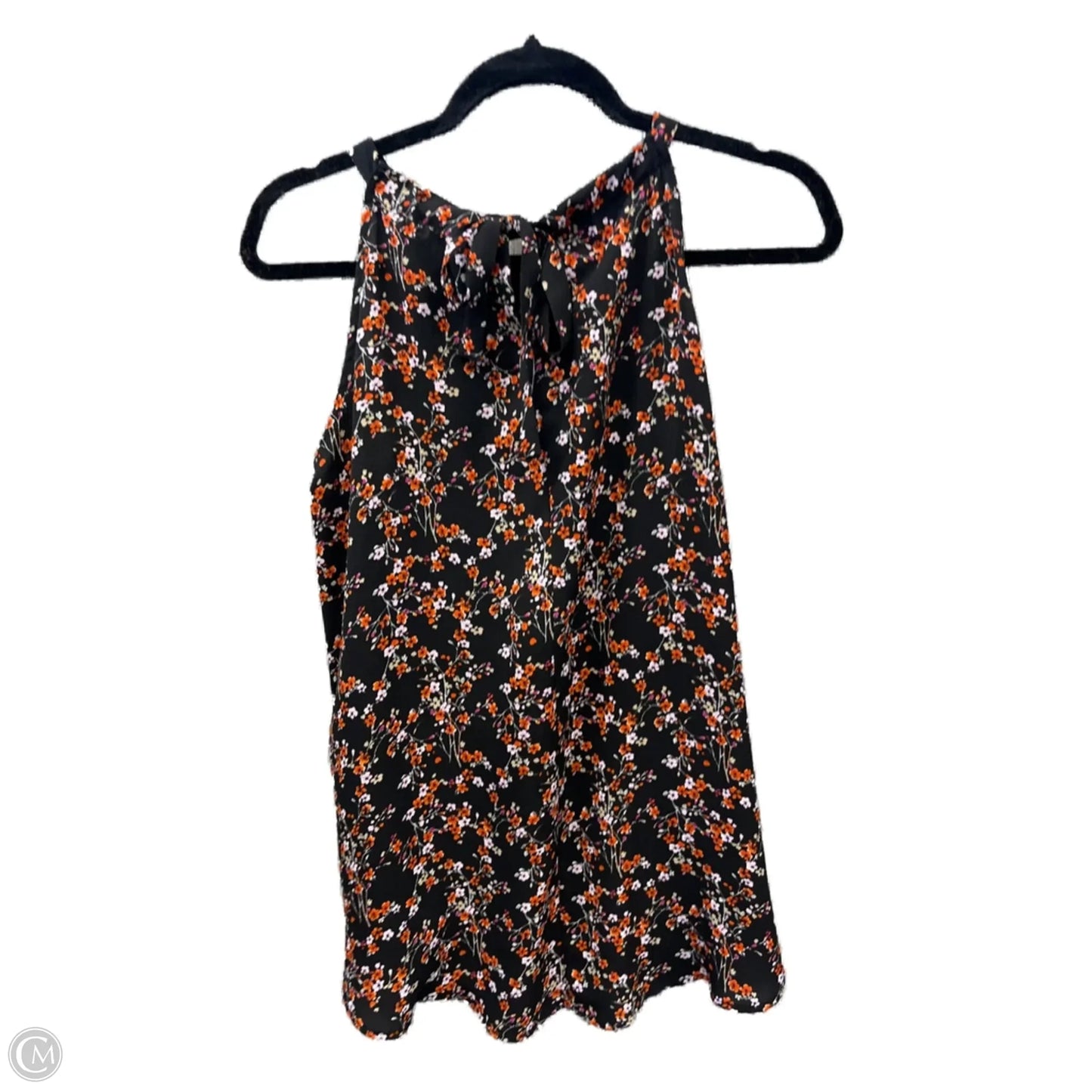 Top Sleeveless By Clothes Mentor In Black, Size: M