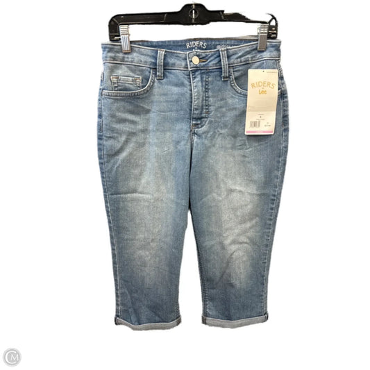 Capris By Riders In Blue Denim, Size: 6