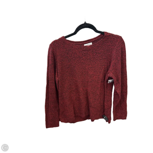 Sweater By Croft And Barrow In Red, Size: L