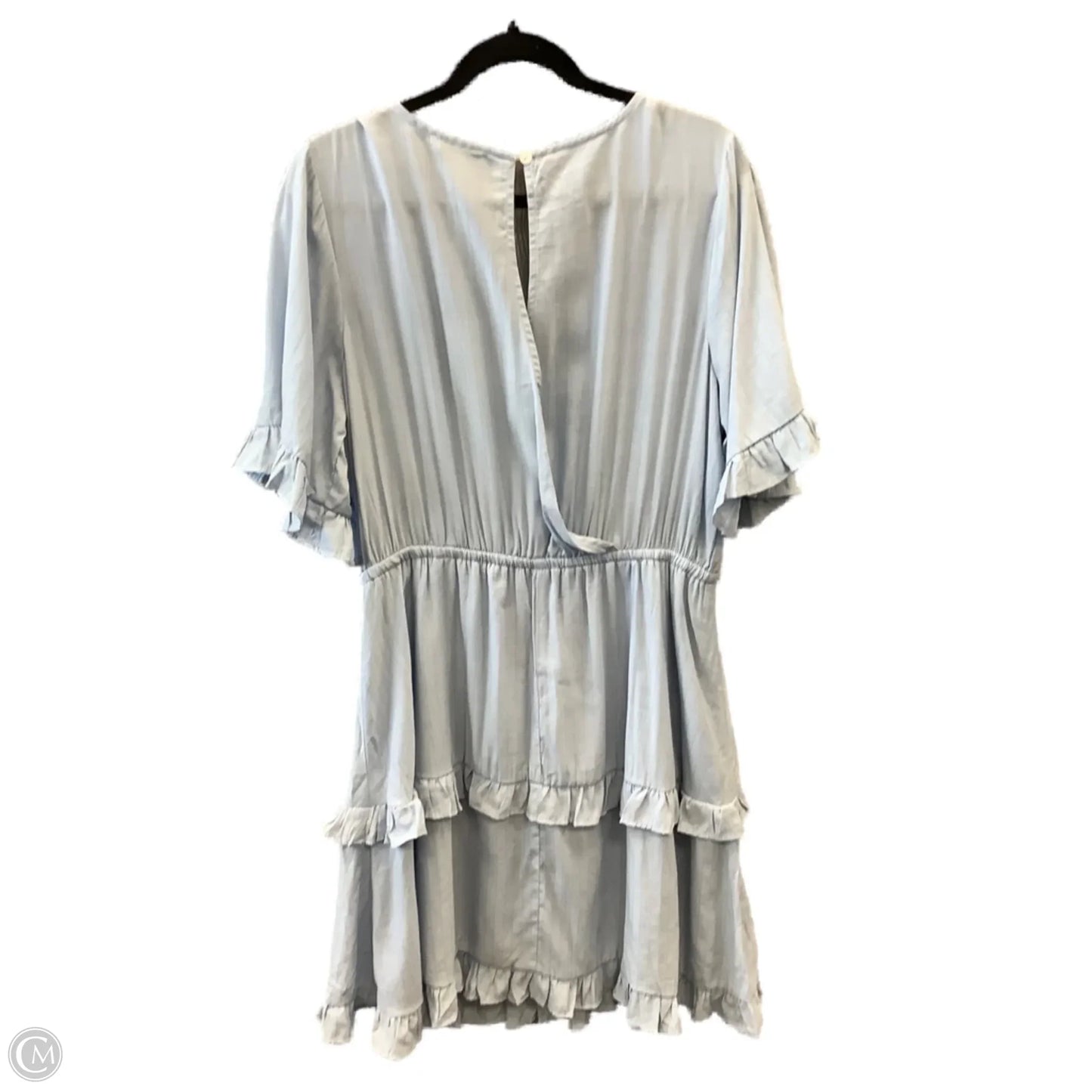 Dress Casual Midi By L Love In Blue, Size: 3x