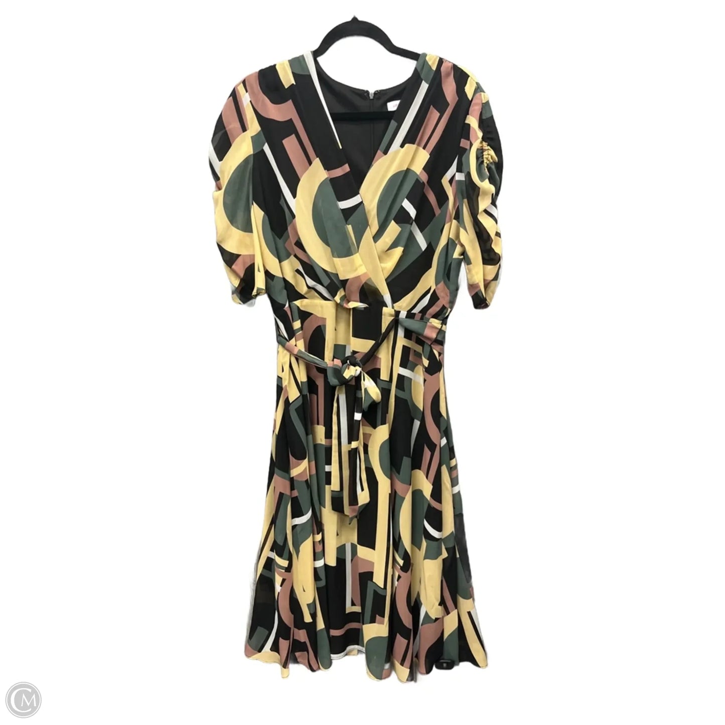 Dress Casual Midi By Liz Claiborne In Multi-colored, Size: 1x