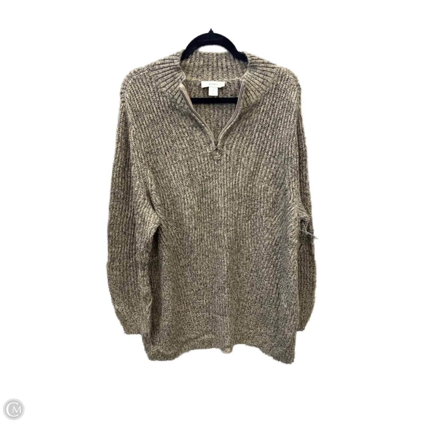 Sweater By Cj Banks In Taupe, Size: 2x