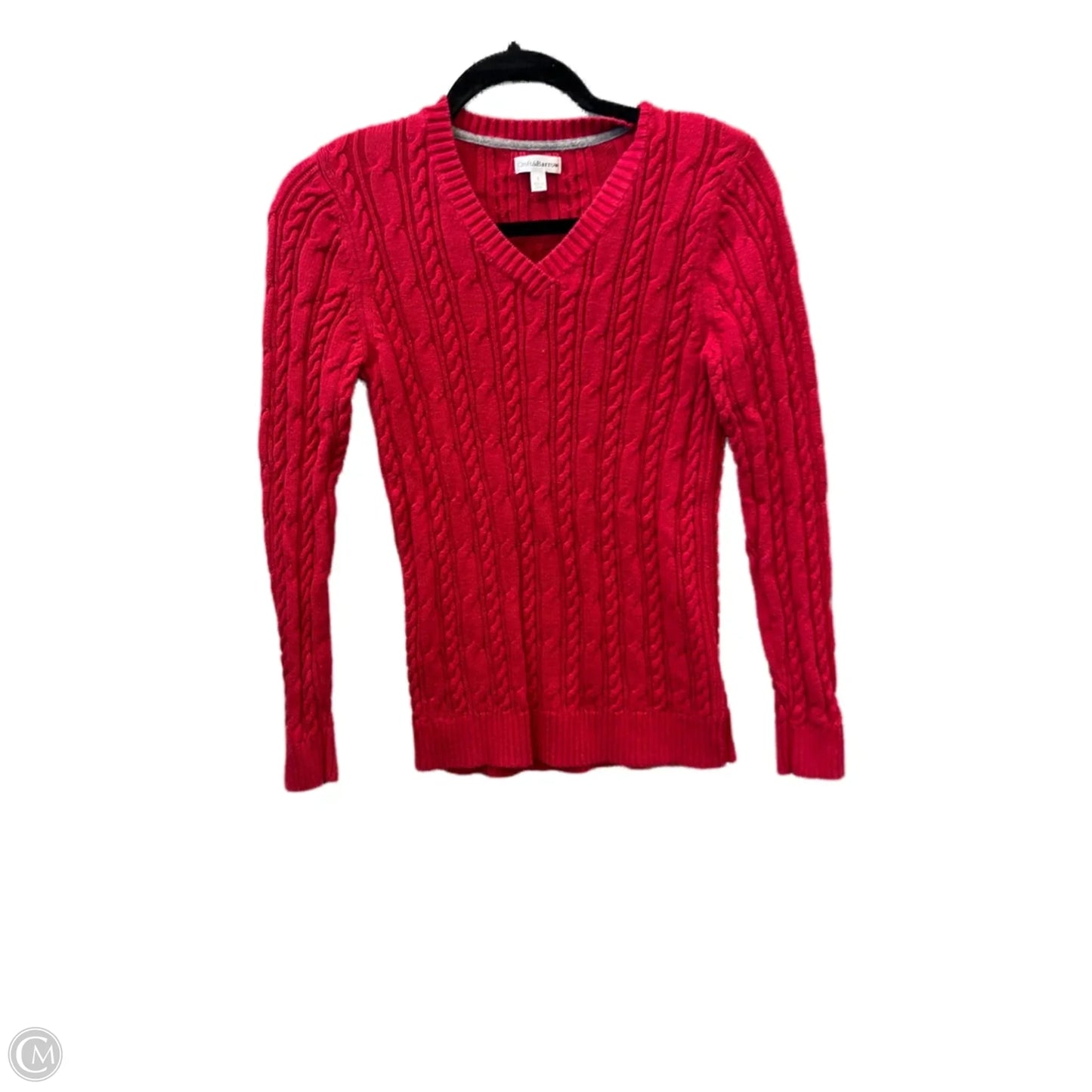 Sweater By Croft And Barrow In Red, Size: S