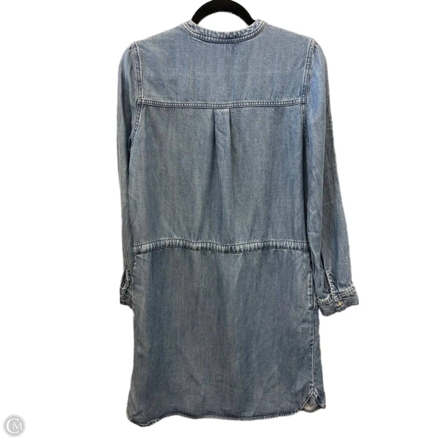 Dress Casual Midi By Falls Creek In Blue Denim, Size: S