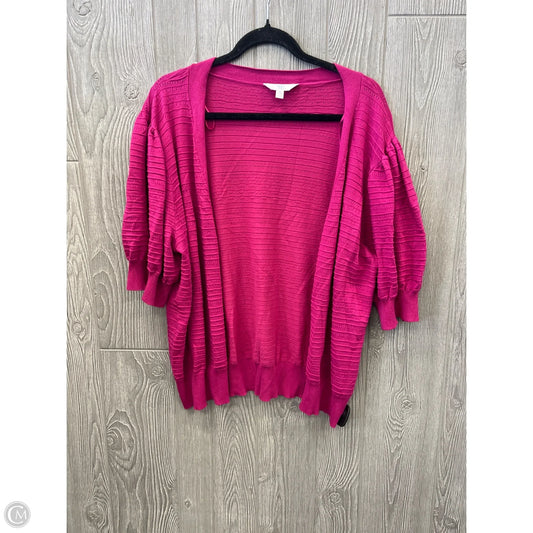 Cardigan By Time And Tru In Purple, Size: Xxl
