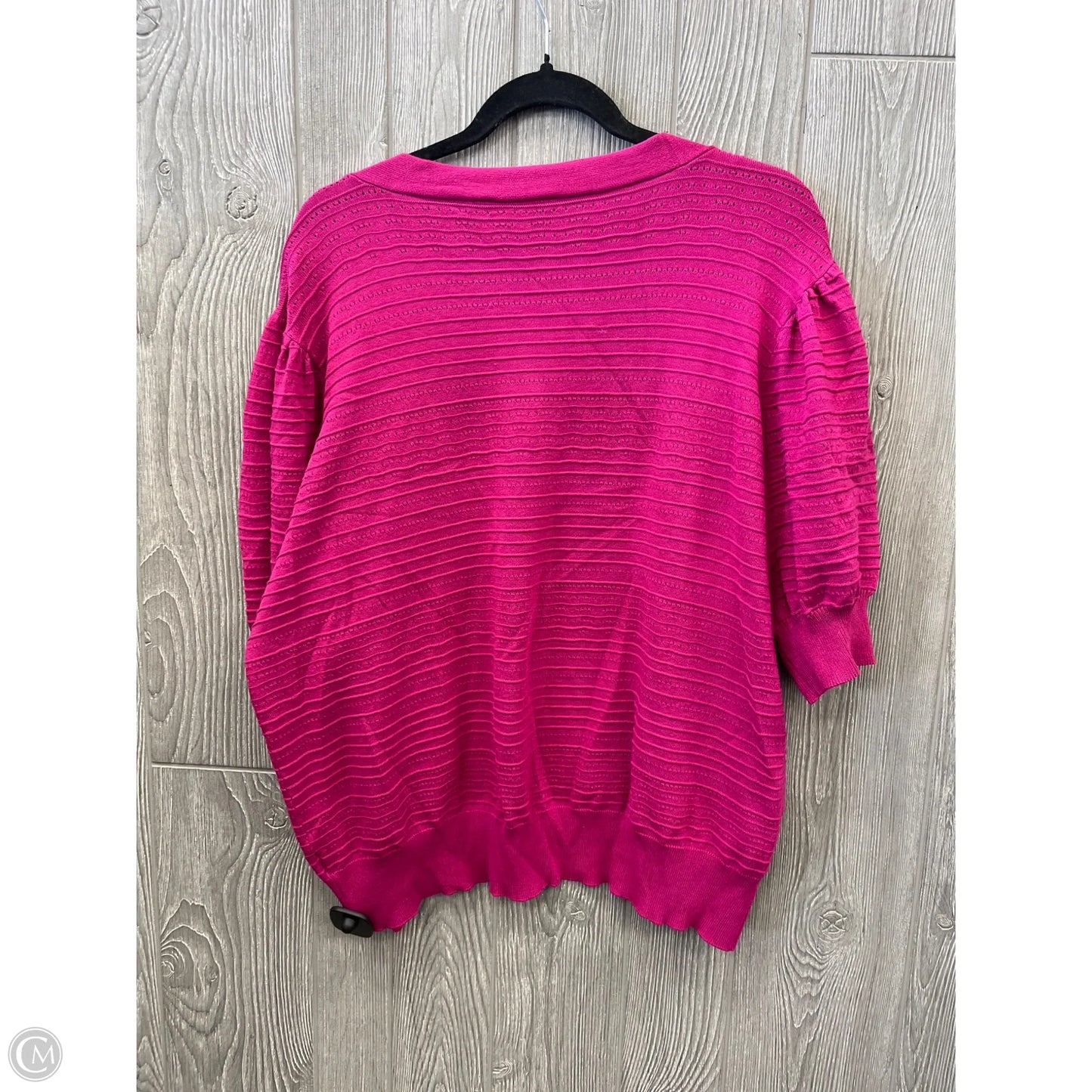 Cardigan By Time And Tru In Purple, Size: Xxl