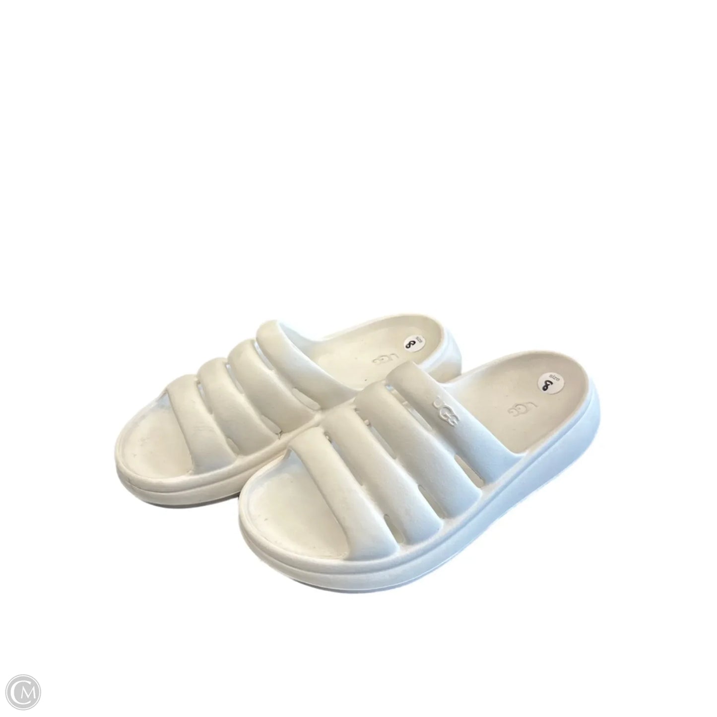 Sandals Designer By Ugg In White, Size: 8