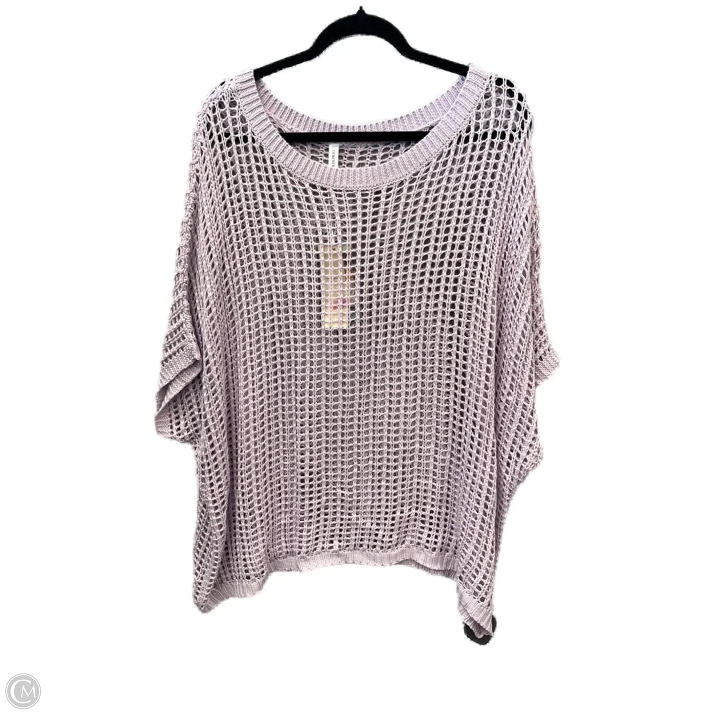 Sweater Short Sleeve By Clothes Mentor In Purple, Size: 2x