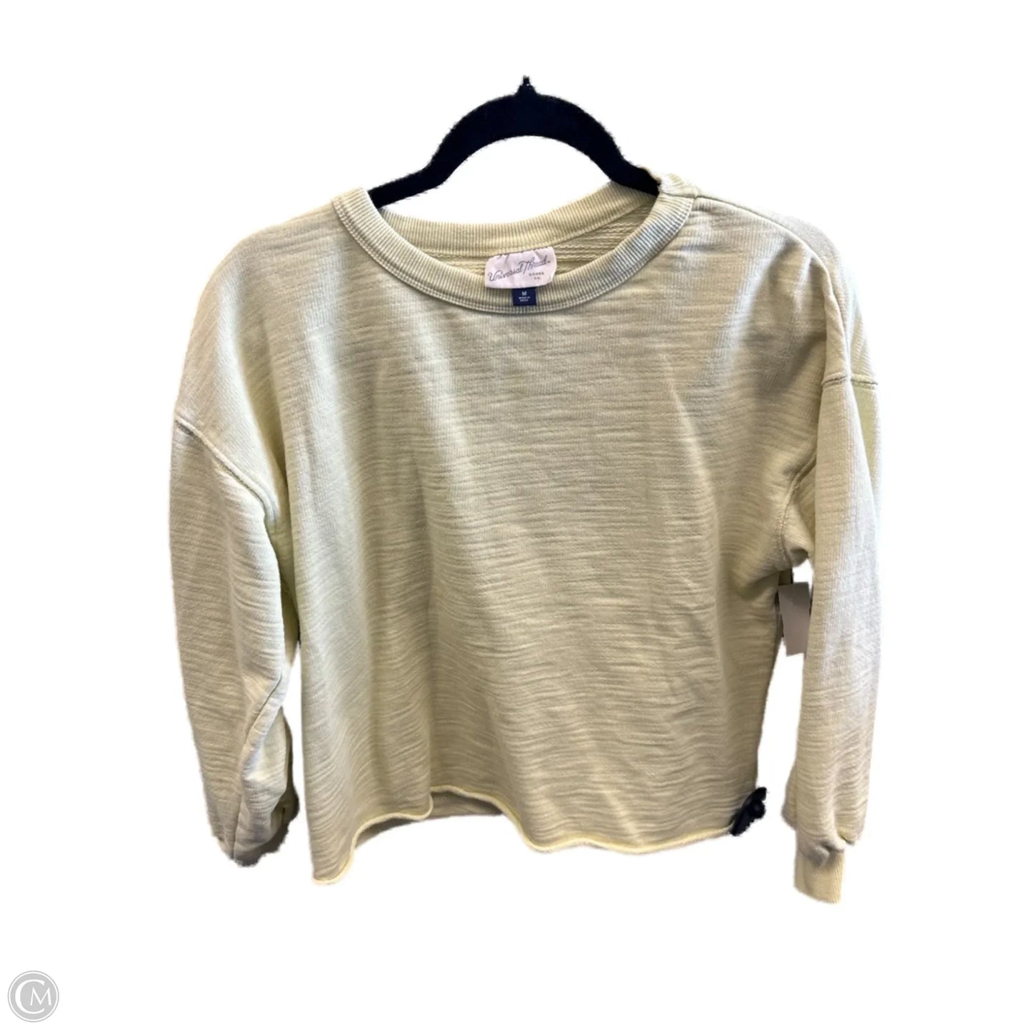 Sweatshirt Crewneck By Universal Thread In Yellow, Size: M