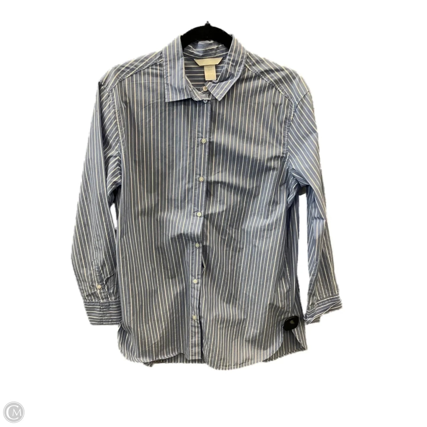 Top Long Sleeve By H&m In Blue, Size: Xs