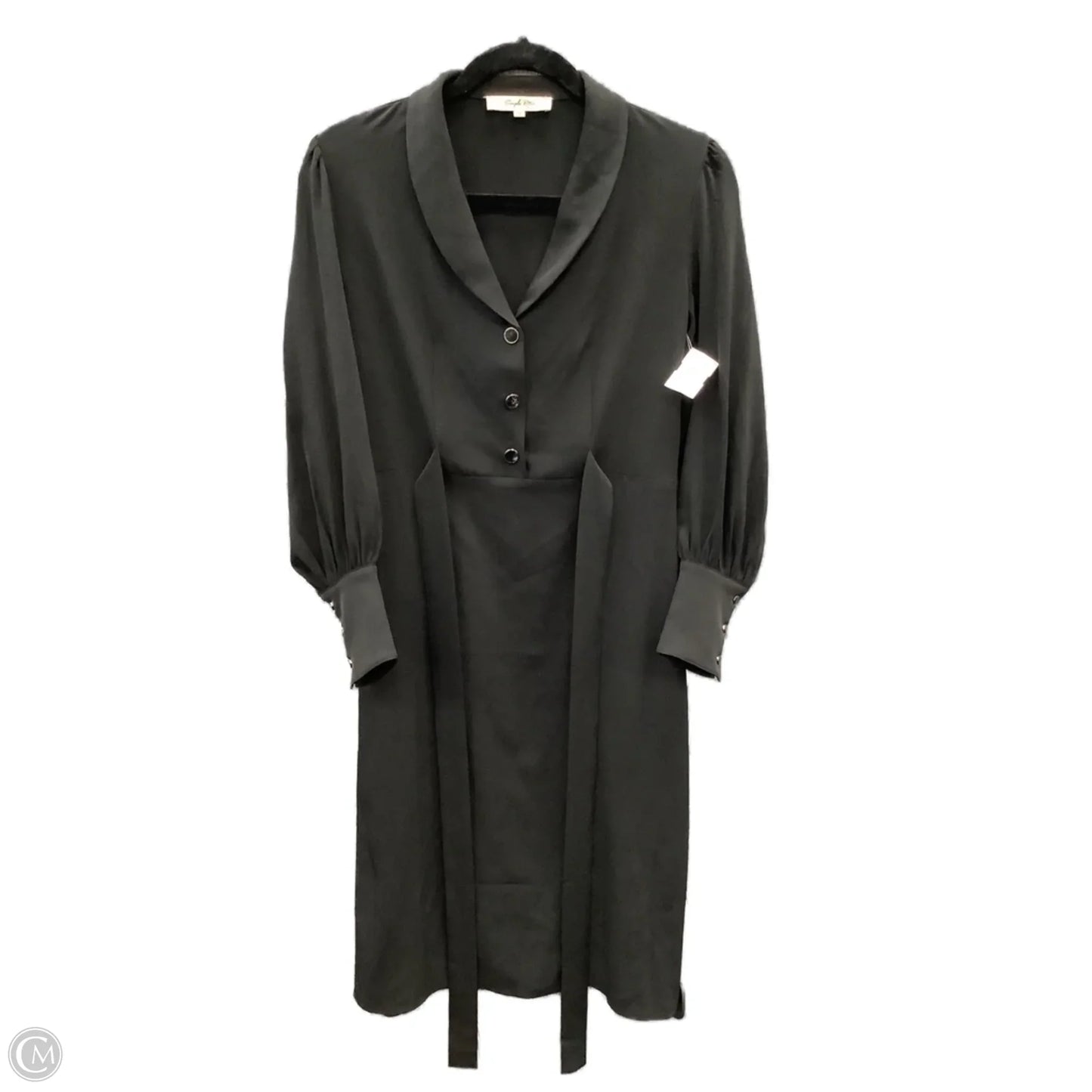 Dress Casual Midi By Clothes Mentor In Black, Size: Xs