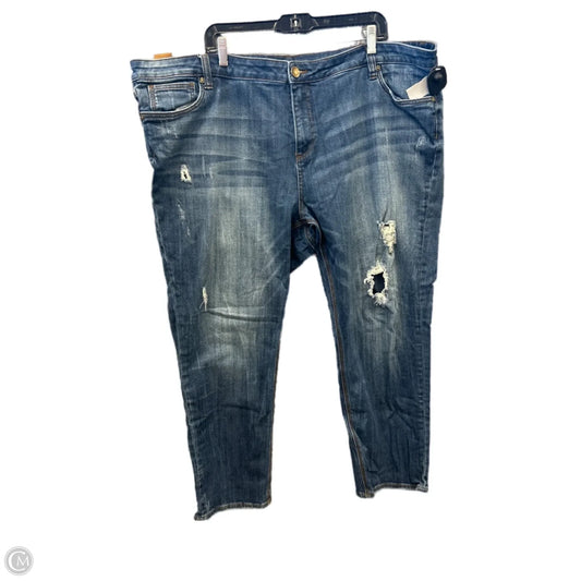 Jeans Boyfriend By Kut In Blue Denim, Size: 24