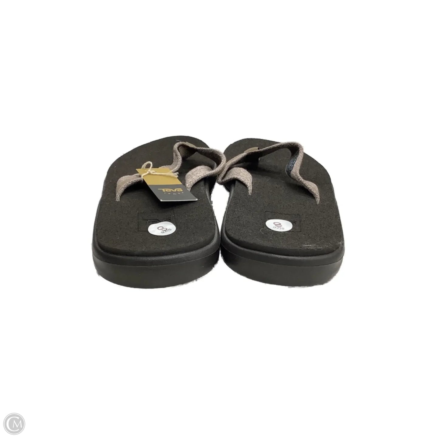 Sandals Flip Flops By Teva In Brown, Size: 8