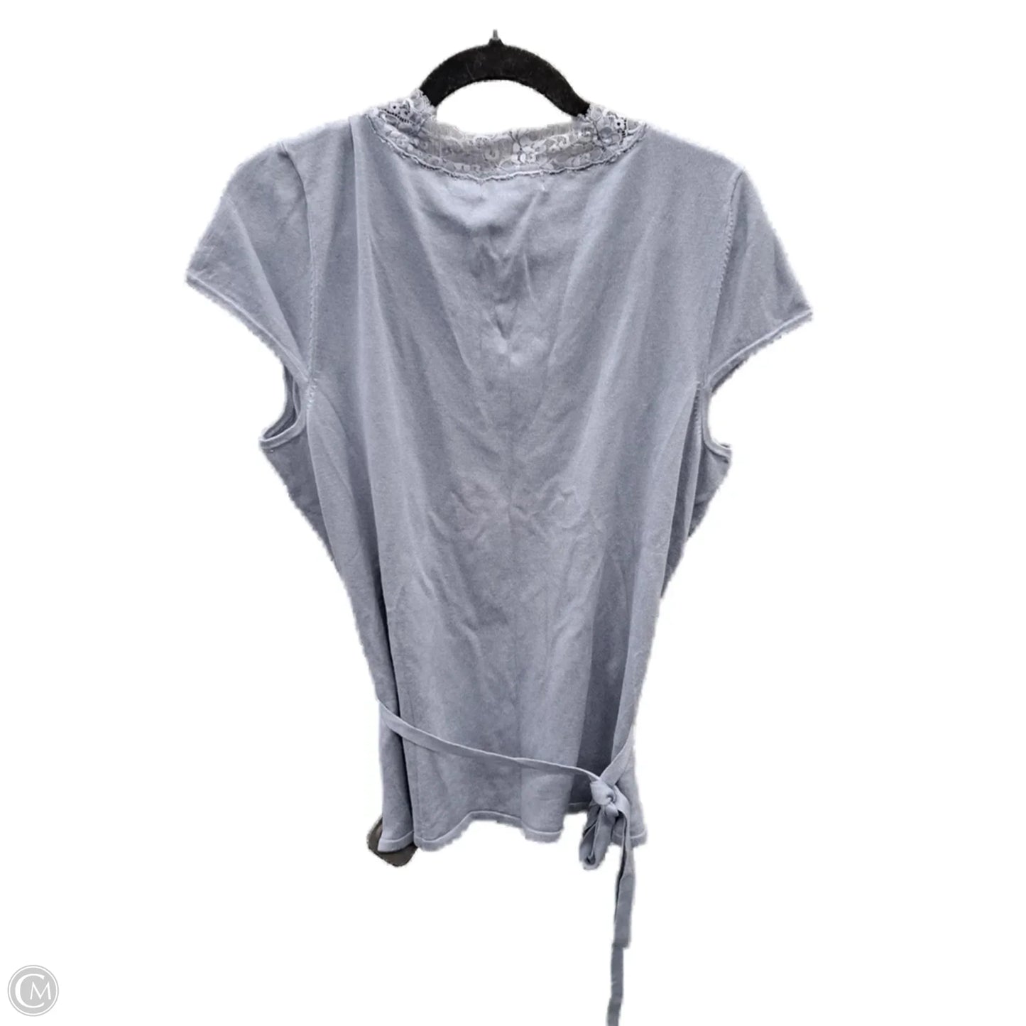 Top Short Sleeve By Attention In Blue, Size: Xl