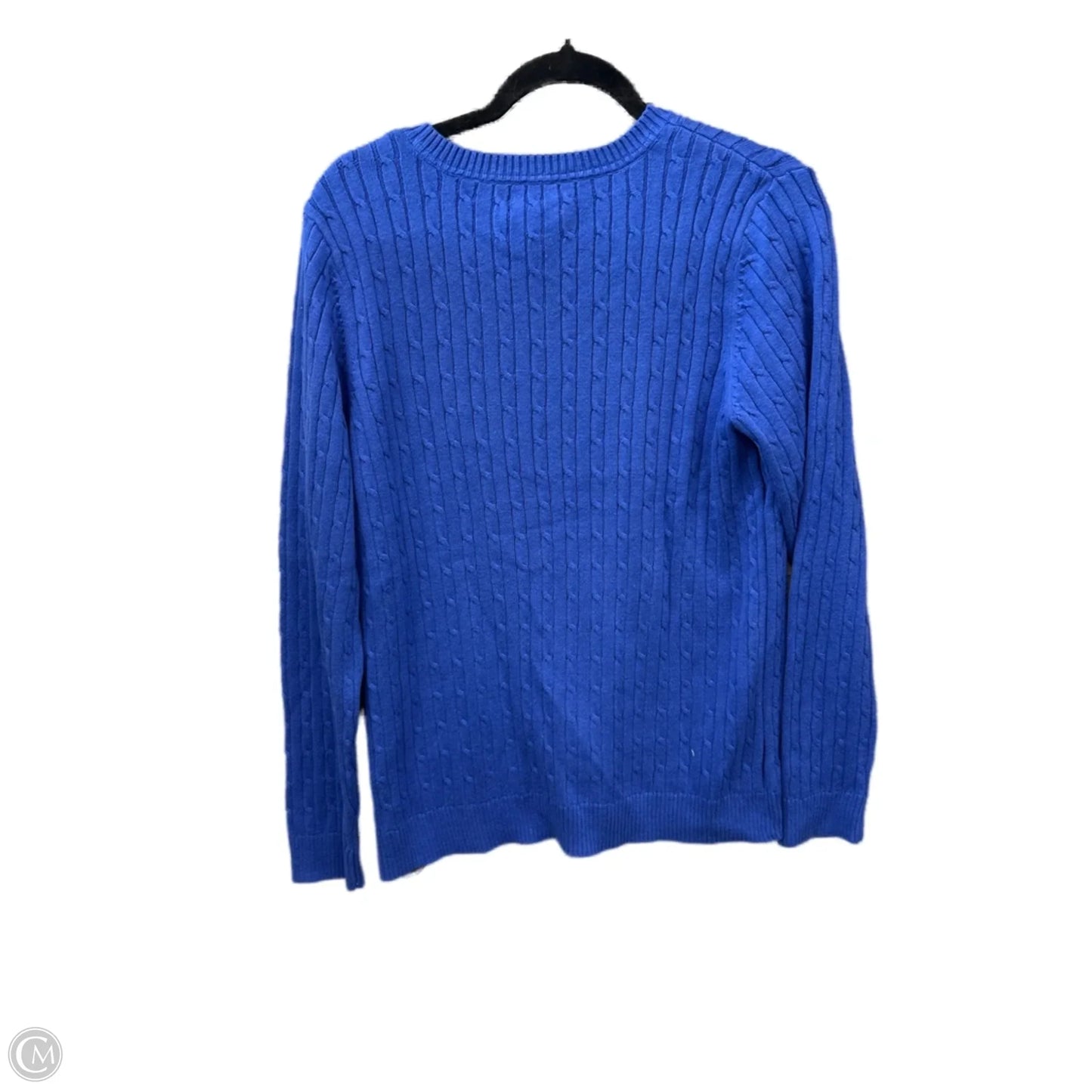 Sweater By Croft And Barrow In Blue, Size: L
