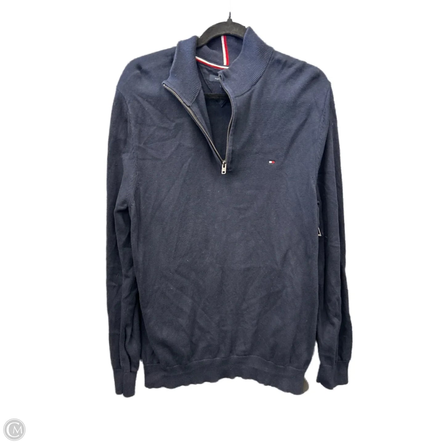 Sweater By Tommy Hilfiger In Navy, Size: Xl