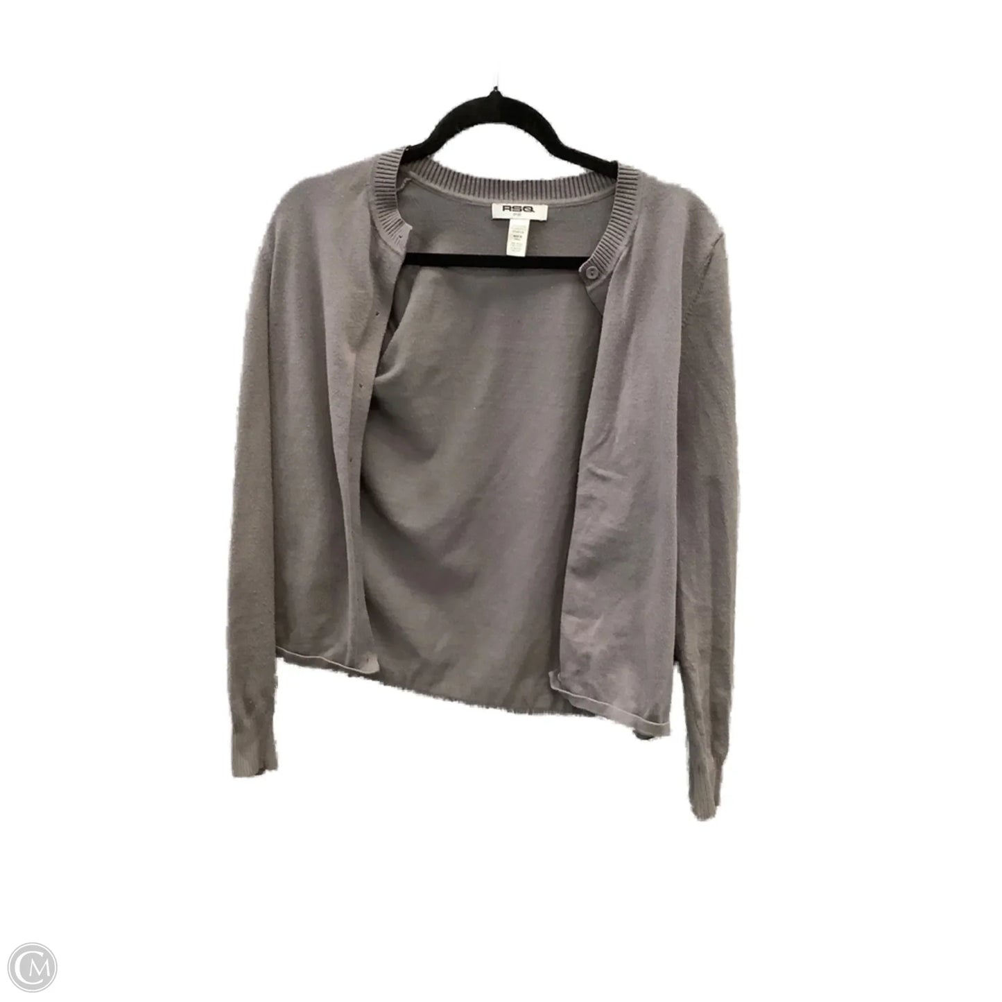 Cardigan By Clothes Mentor In Grey, Size: S