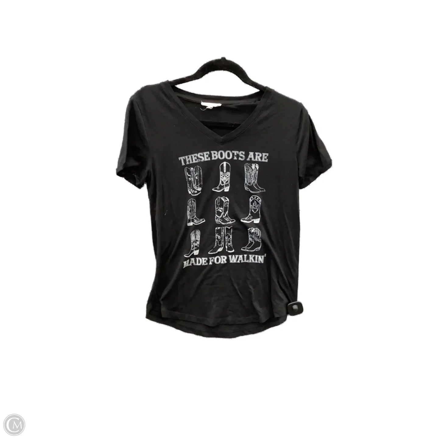 Top Short Sleeve By Maurices In Black, Size: Xs