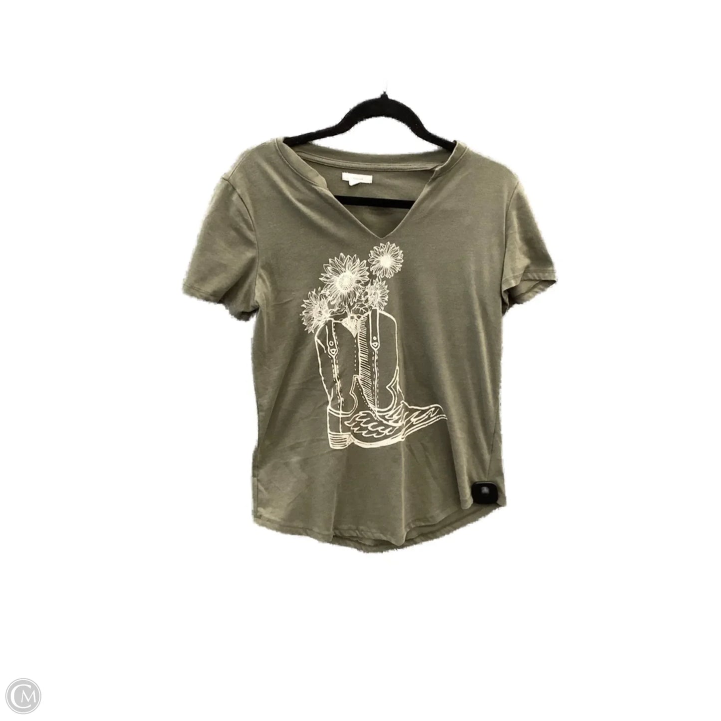 Top Short Sleeve By Maurices In Green, Size: Xs