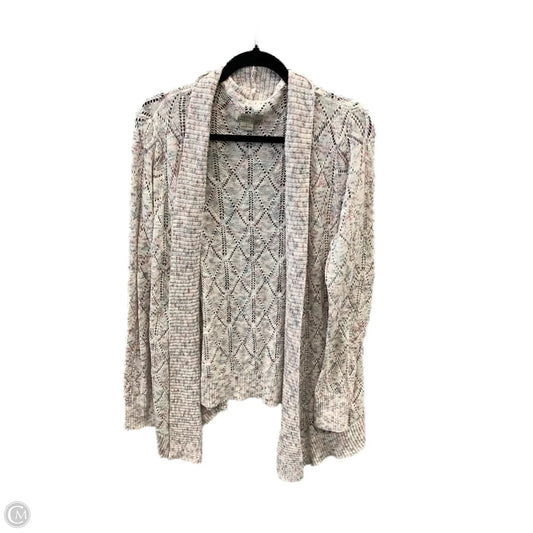 Cardigan By Natural Reflections In Pink, Size: L