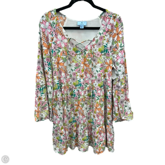 Dress Casual Midi By Cece In Multi-colored, Size: M