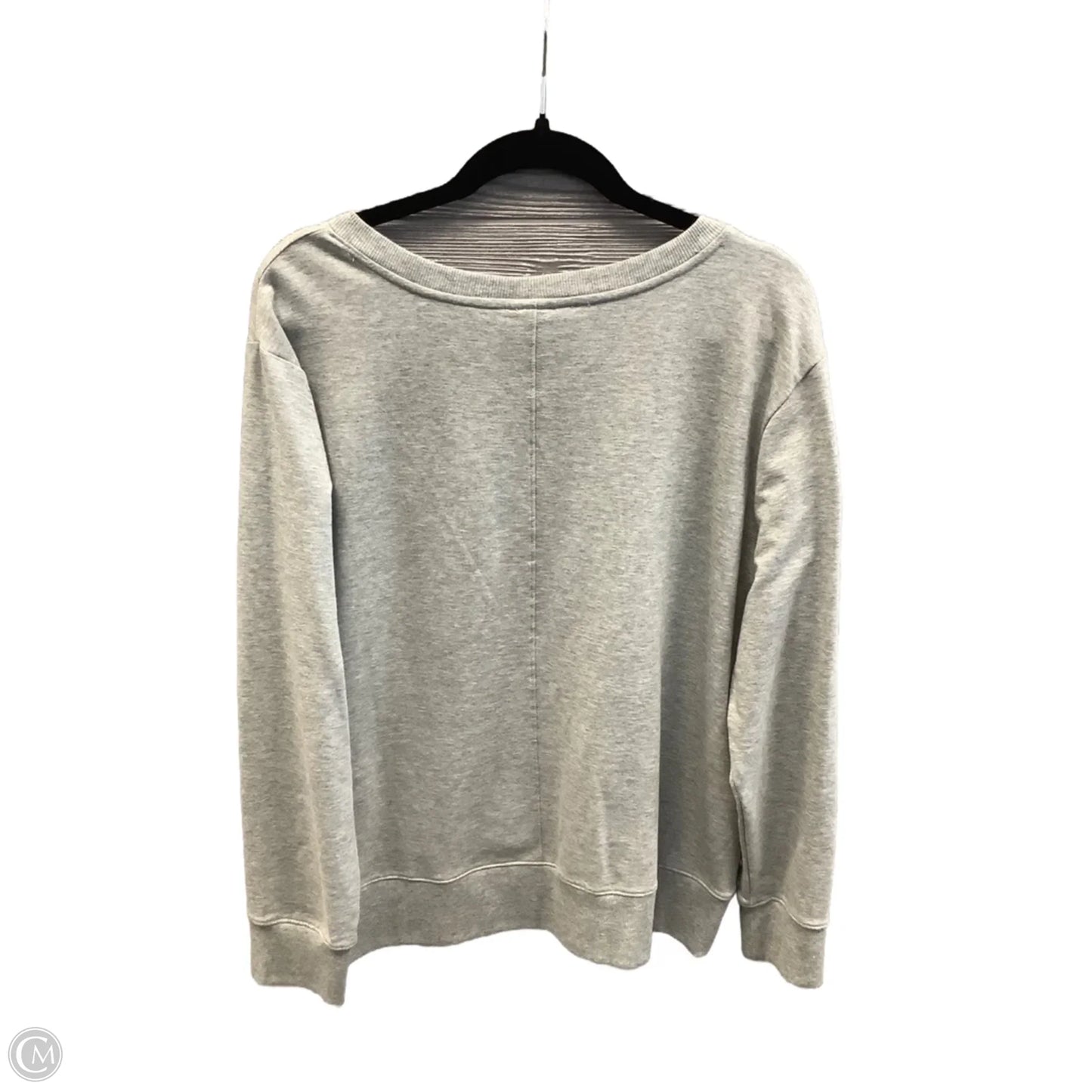Top Long Sleeve By A New Day In Grey, Size: Xxl