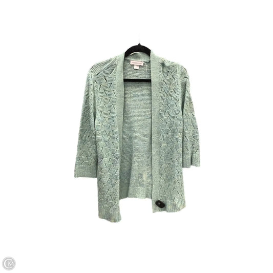 Cardigan By Christopher And Banks In Green, Size: L