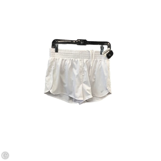 Athletic Shorts By Asics In White, Size: S